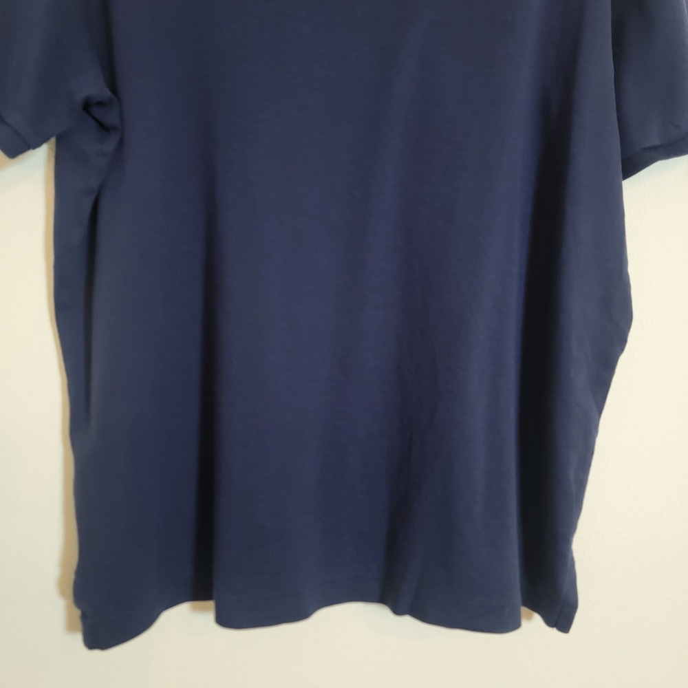 Polo Ralph Lauren Blue Collared Polo Shirt Golf Casual Large Classic Flesh Pony - Picture 4 of 15